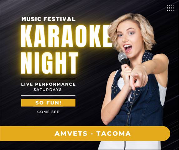 Karaoke at AMVETS POST 1 During September