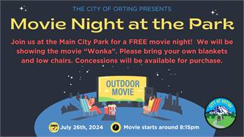 2024 Orting Movie in the Park: "Wonka"