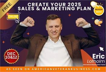 2025 Create Your Sales & Marketing Plan- FREE Professional Seminar Online