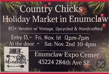 Country Chicks Holiday Market in Enumclaw