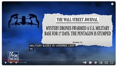 Mysterious drones swarmed over US military base for 17 days